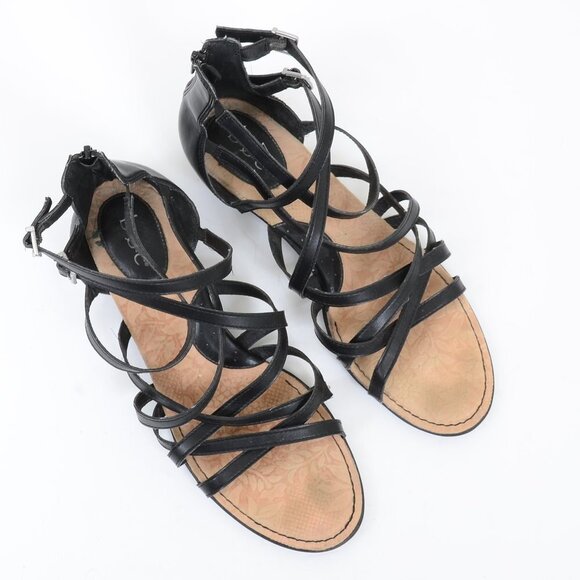 B.O.C. Born Concept Gladiator Wedge Sandals Vegan Leather Women's 11 - Picture 7 of 8